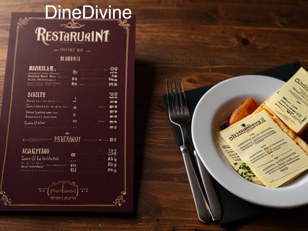 DineDivine Menu